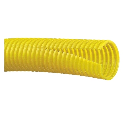 Panduit 1/2" CORRUGATED LOOM TUBING, SLIT POLYETHYLENE YELLOW, 100FT ROLL ROHS CLT50F-C4